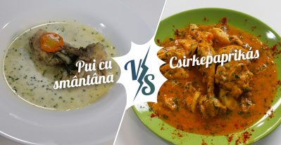 Pui cu smântână VS Csirkepaprikás